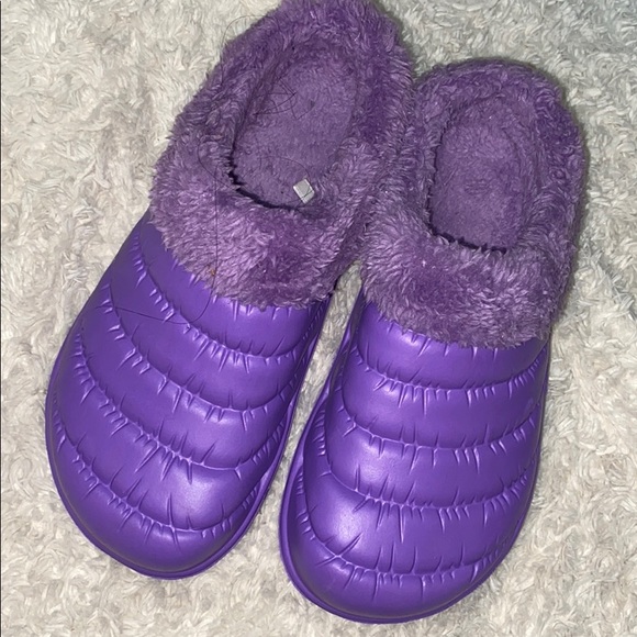 lavender clogs